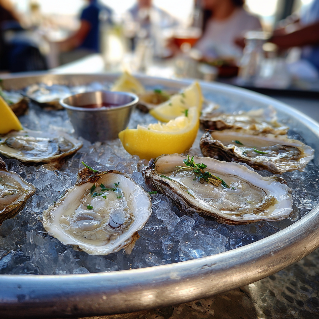 Oysterfest Rockport Texas, oysters on ice