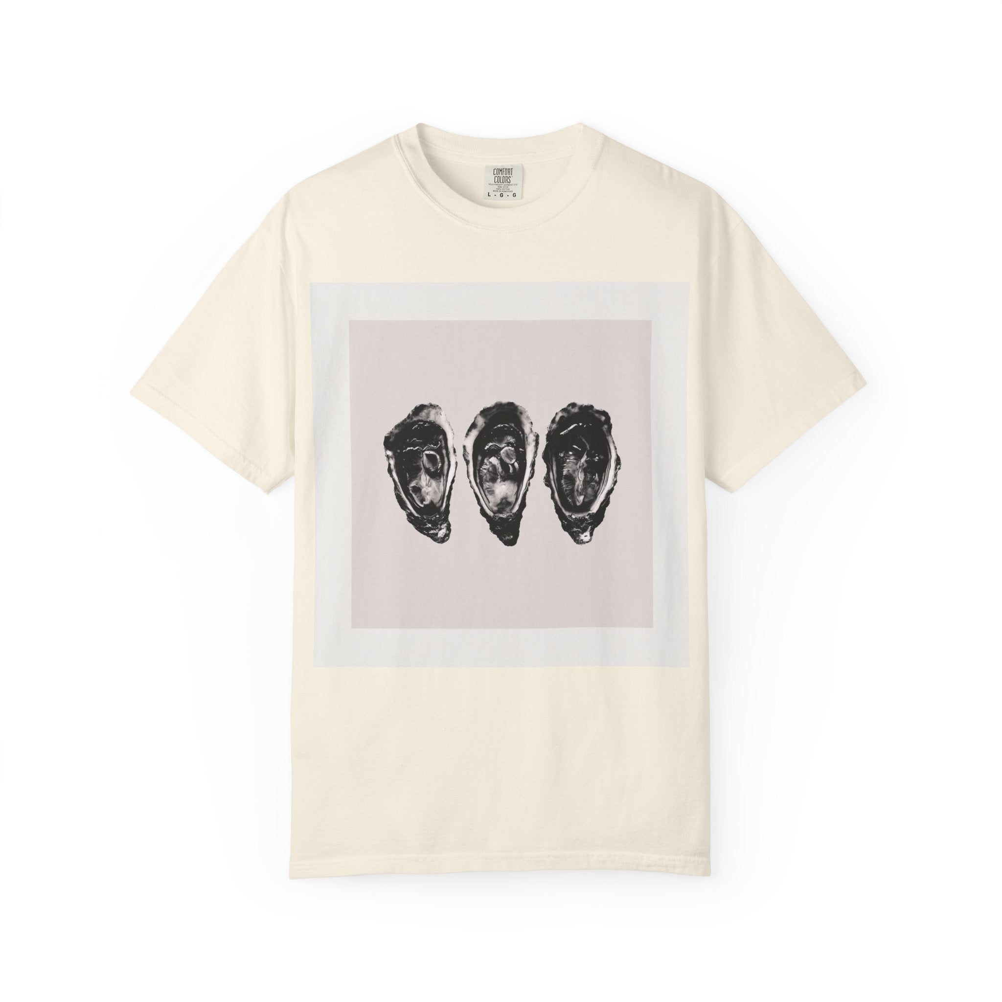 Oysterfest Art Tee — Minimal Coastal Graphic T-Shirt