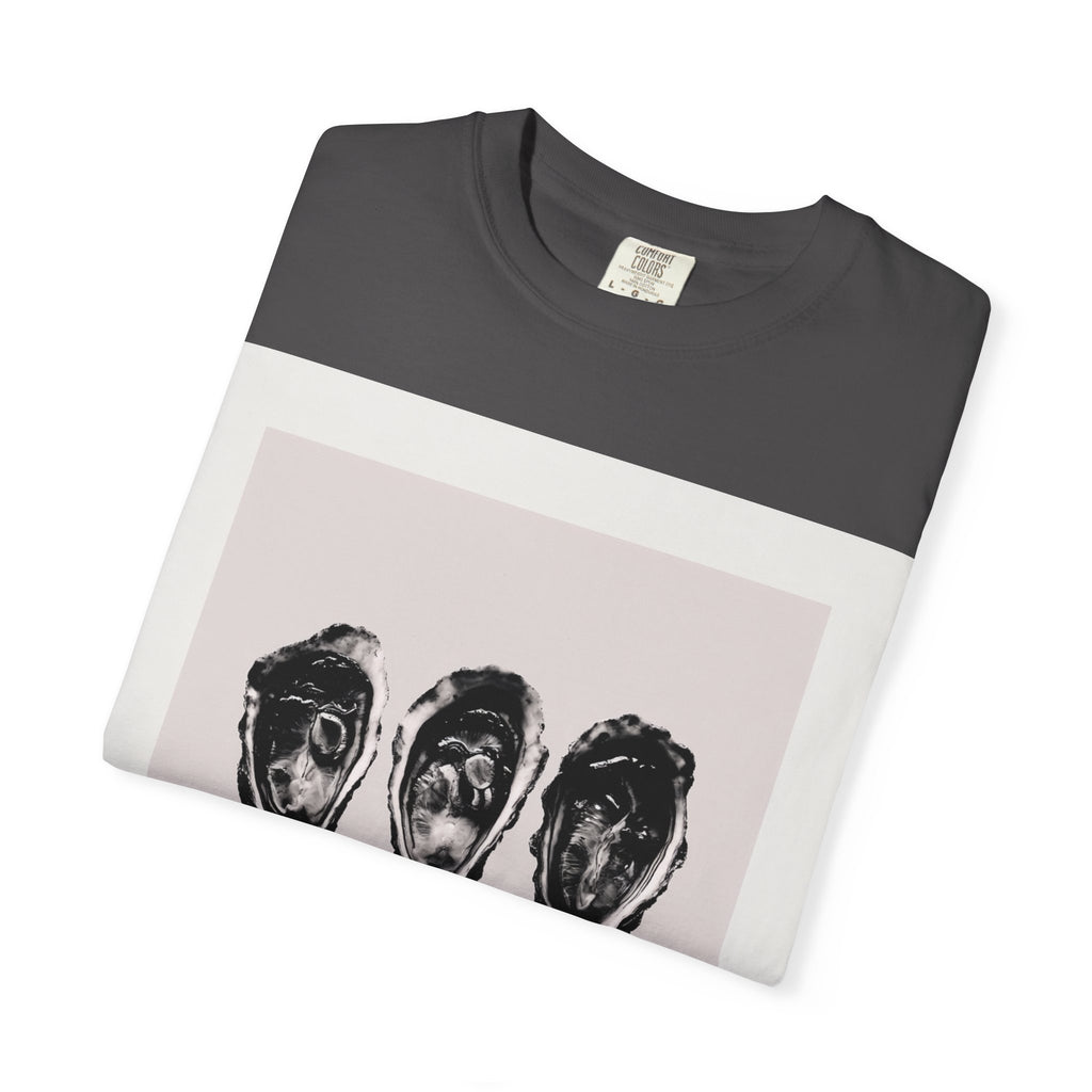 Oysterfest Art Tee — Minimal Coastal Graphic T-Shirt