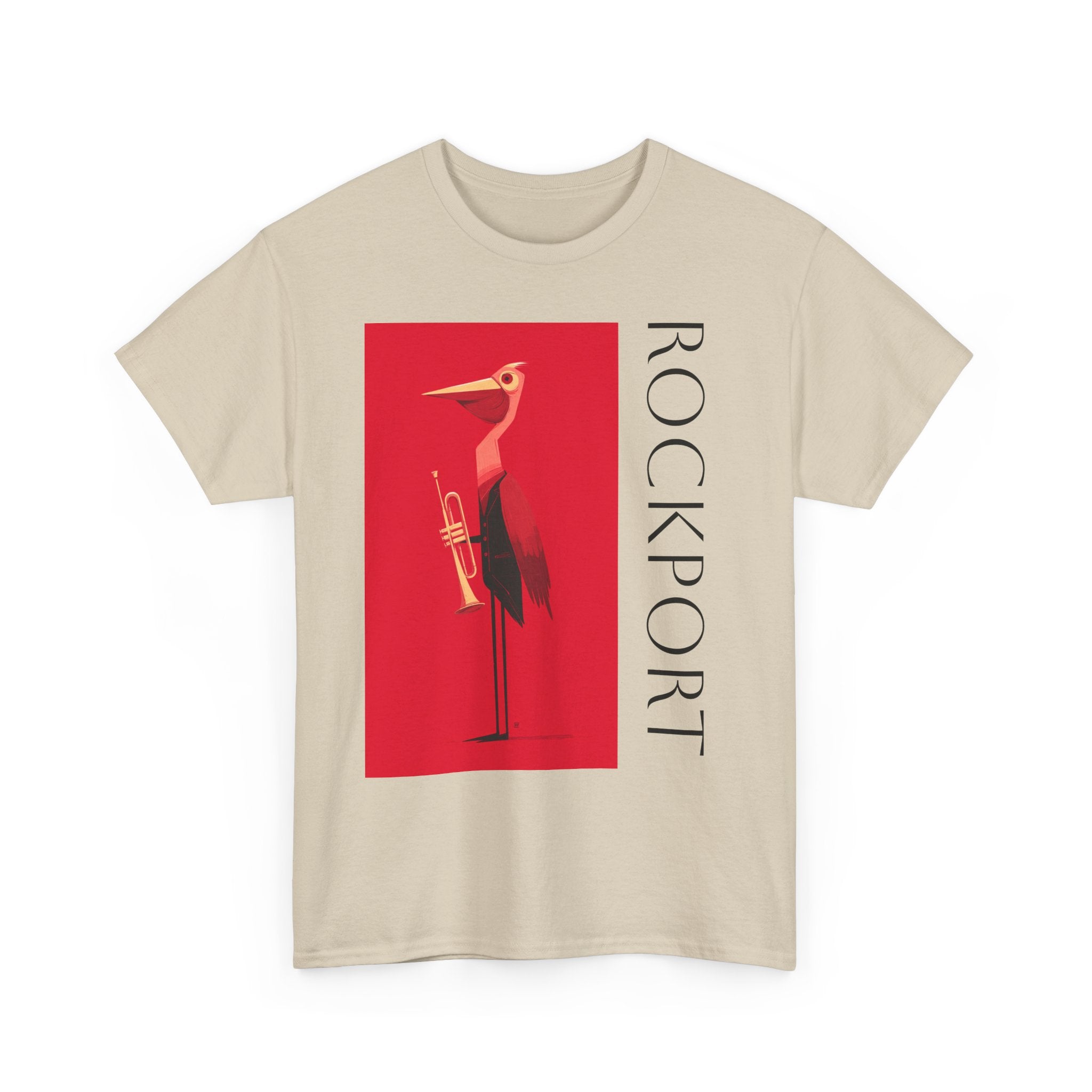 T-Shirt — Rockport Trumpet Bird Graphic Tee