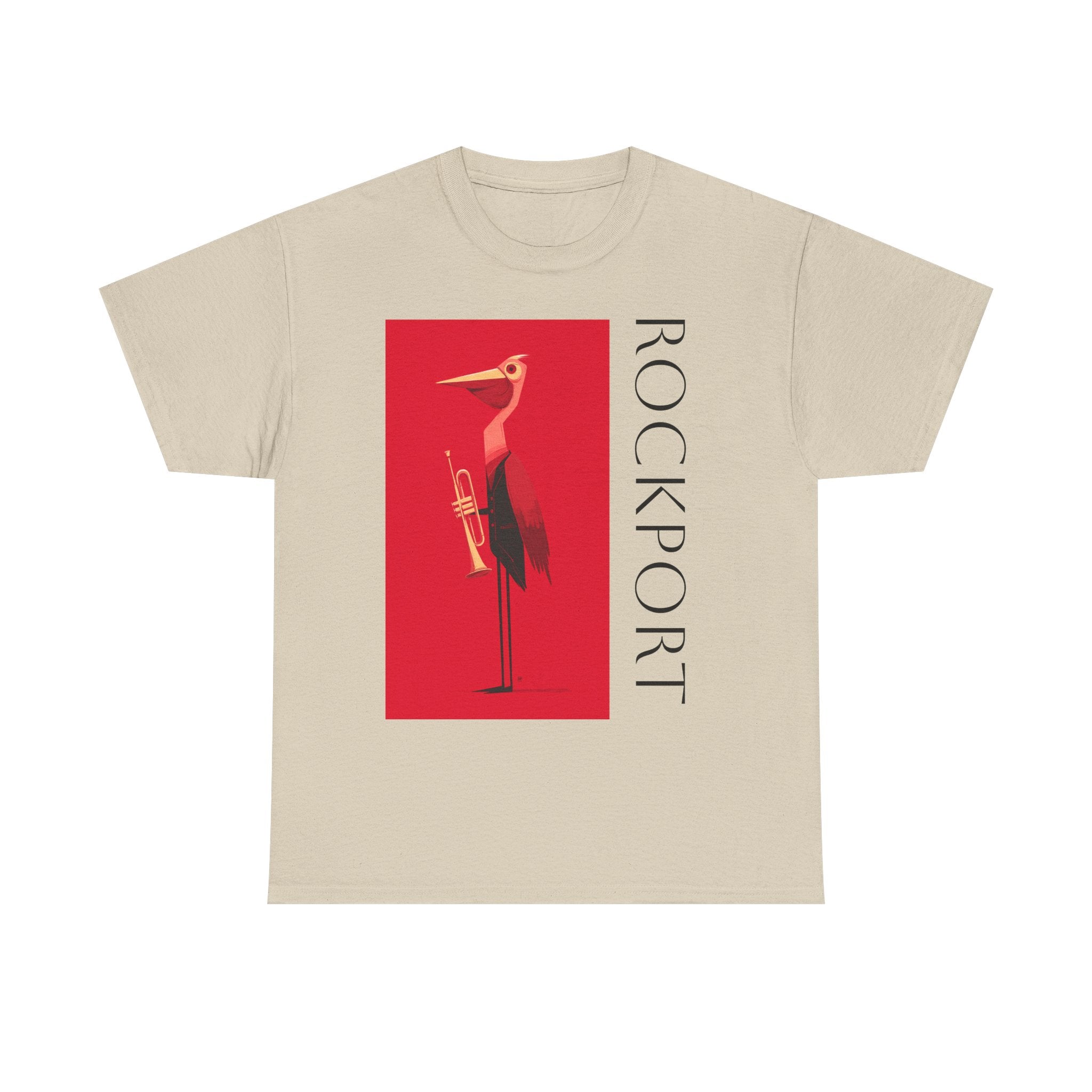 T-Shirt — Rockport Trumpet Bird Graphic Tee
