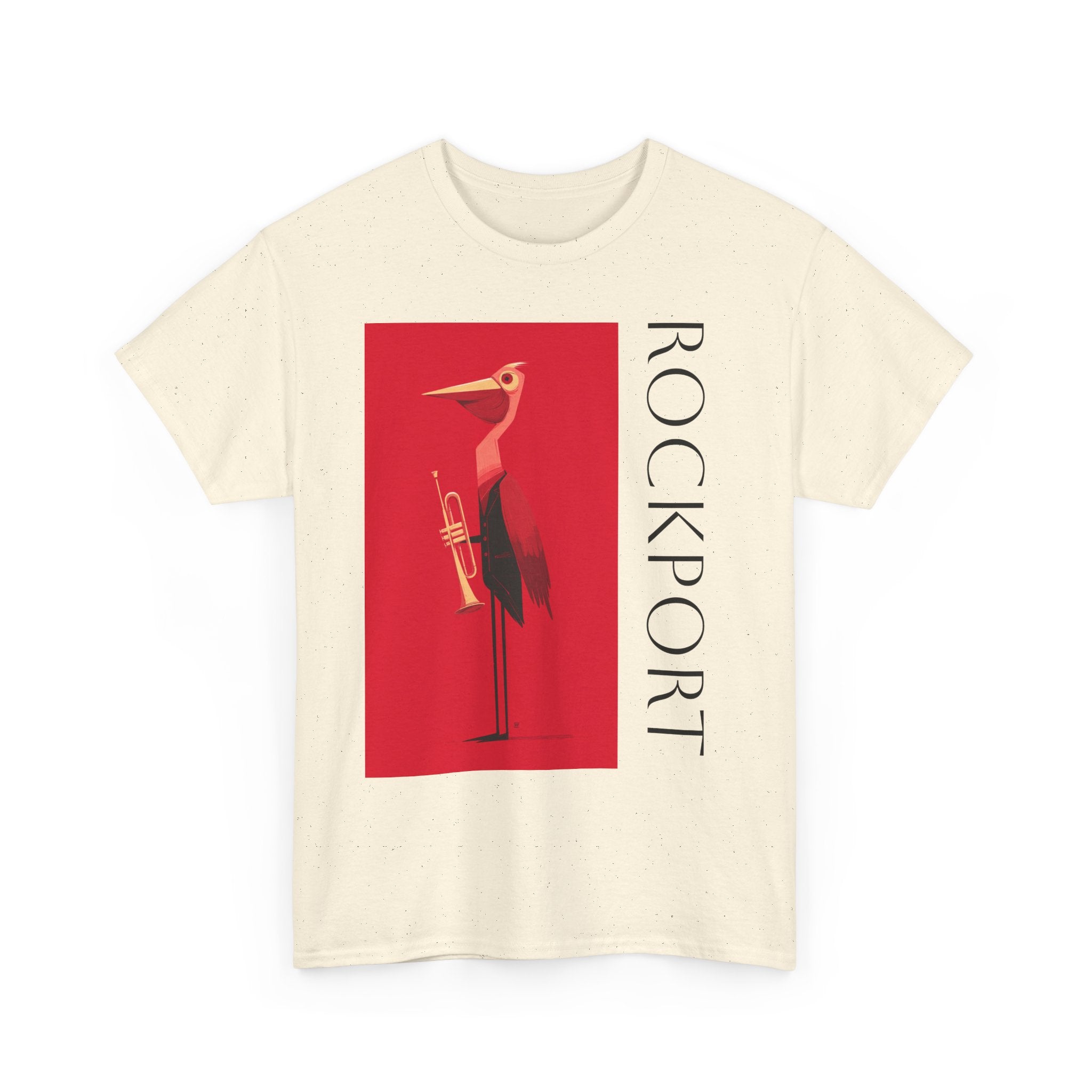 T-Shirt — Rockport Trumpet Bird Graphic Tee