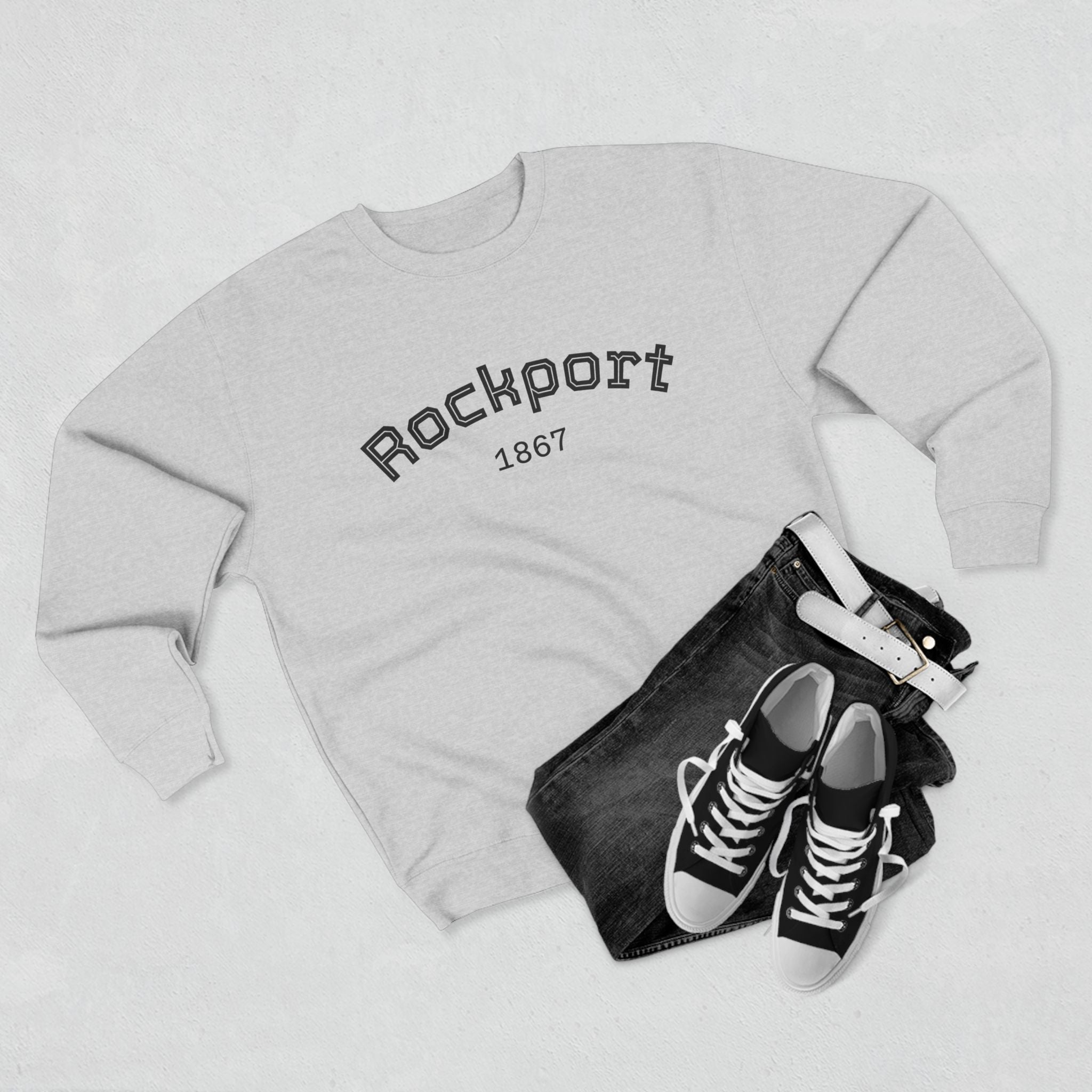 Rockport 1867 Crewneck Sweatshirt — Vintage Collegiate Pullover