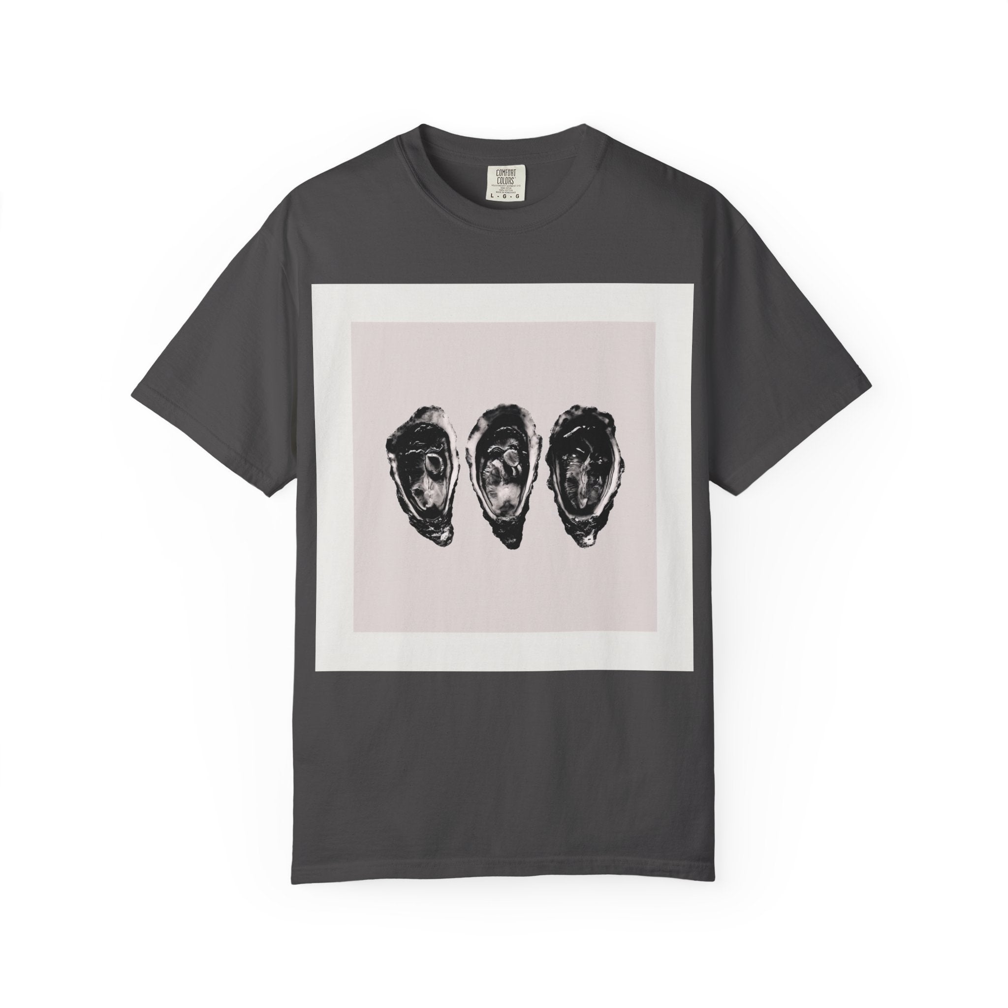 Oysterfest Art Tee — Minimal Coastal Graphic T-Shirt