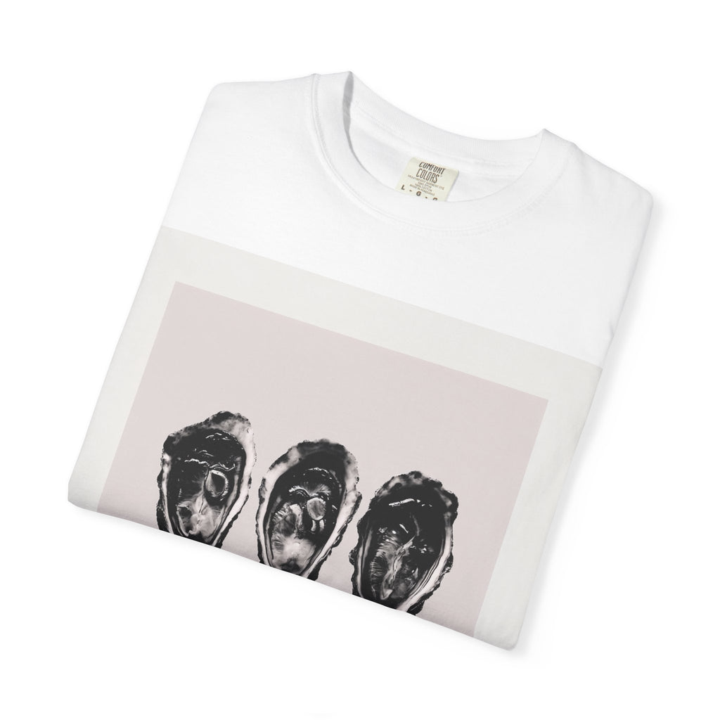 Oysterfest Art Tee — Minimal Coastal Graphic T-Shirt